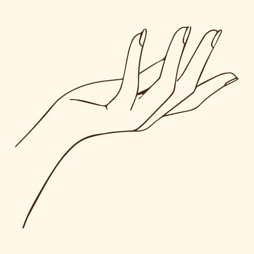 Essence of Eden Massage Line Art of Hand Aromatherapy massage on a client's back, focusing on relaxation and stress relief.